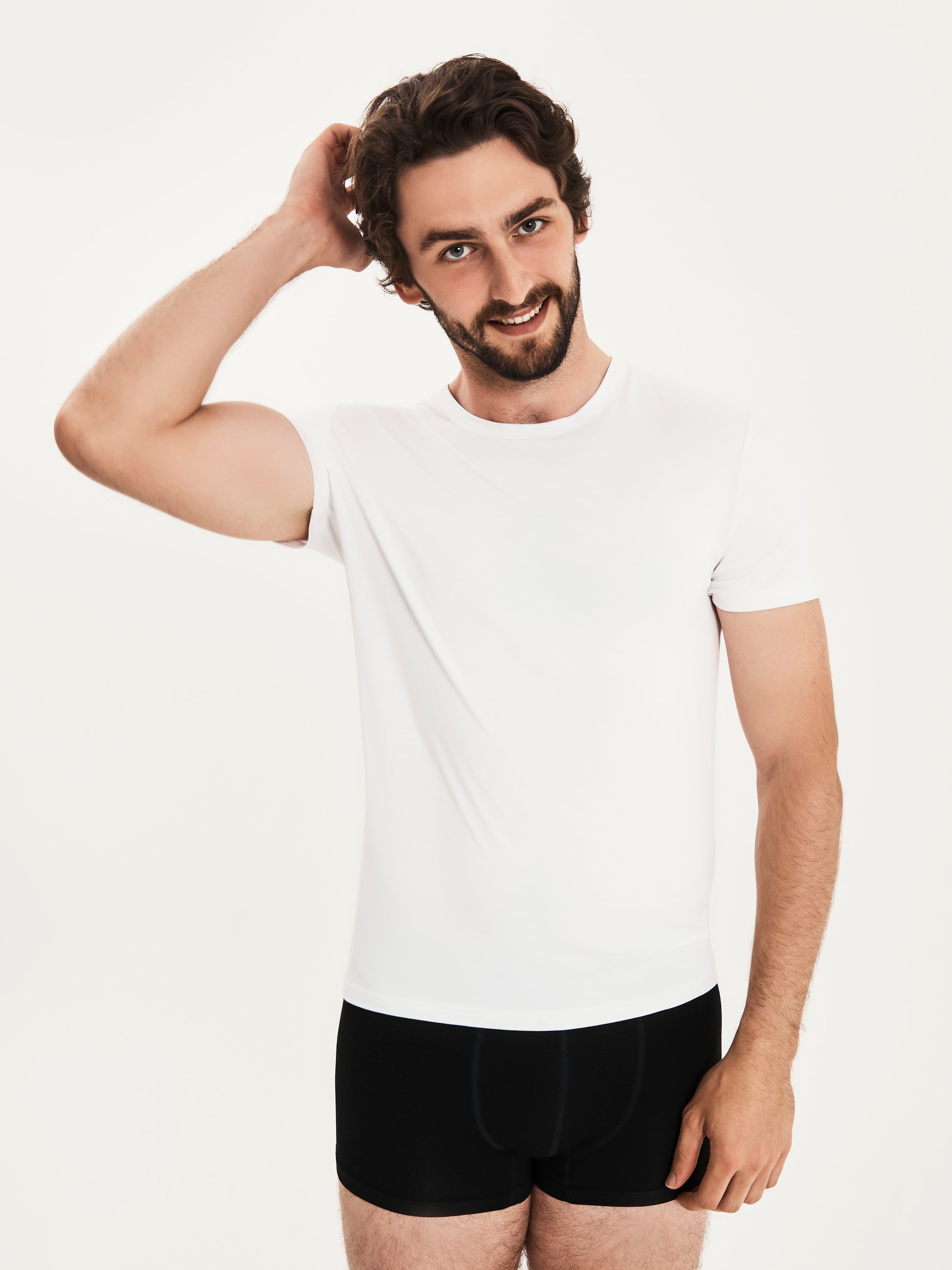 Men's Bamboo Lounge Tee - White