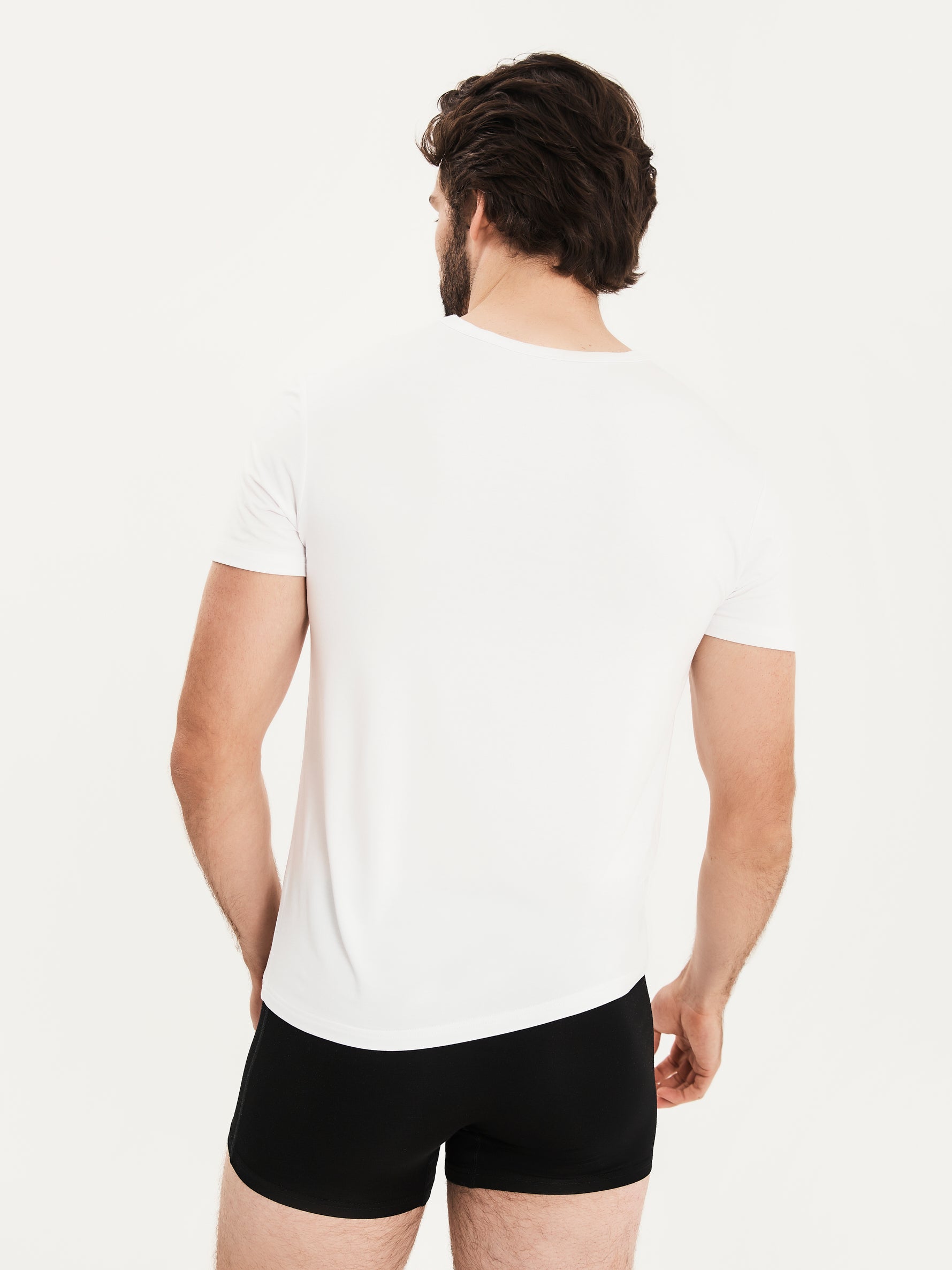 Men's Bamboo Lounge Tee - White