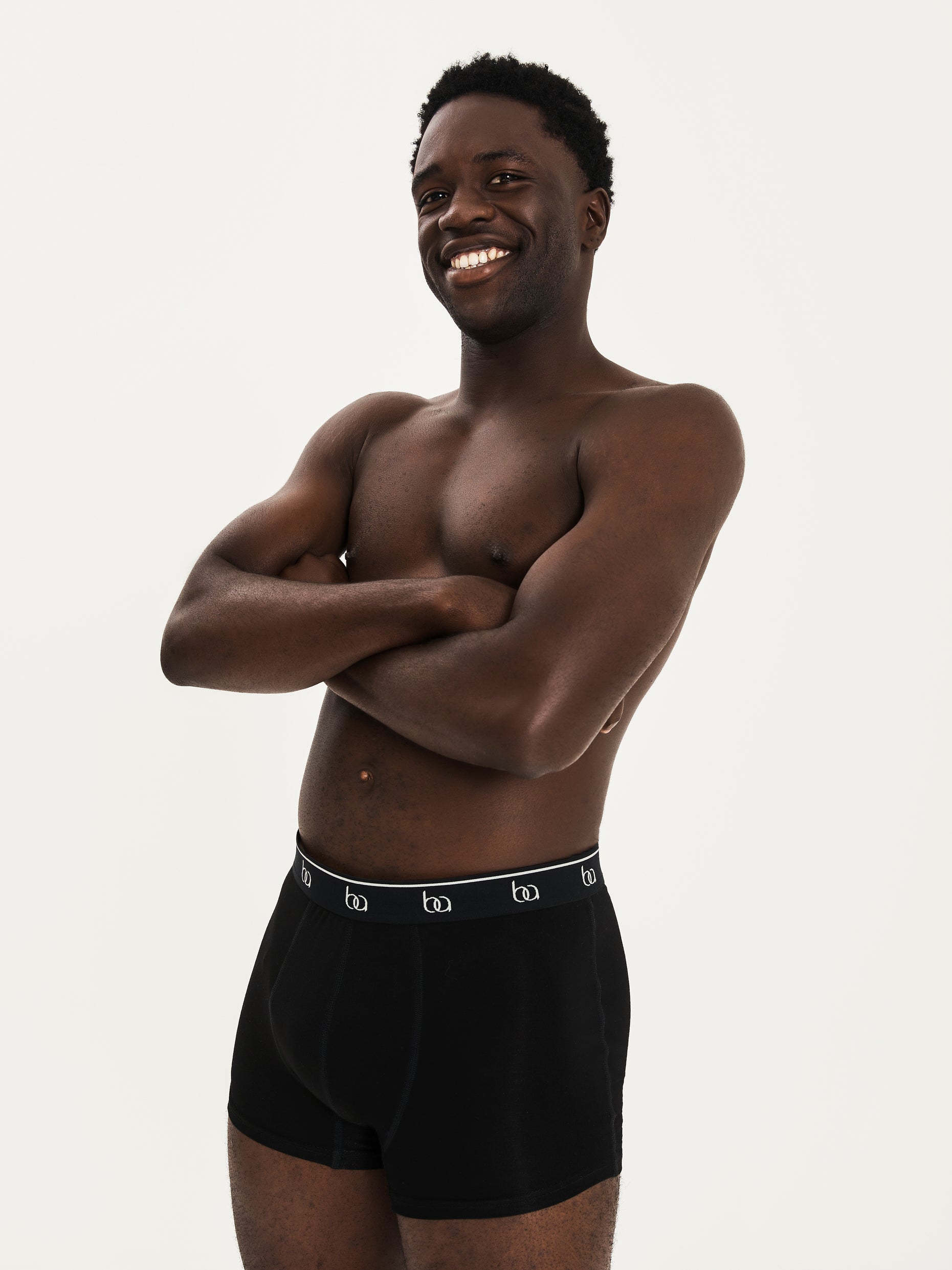 Classic Bamboo Boxer Trunks - Black
