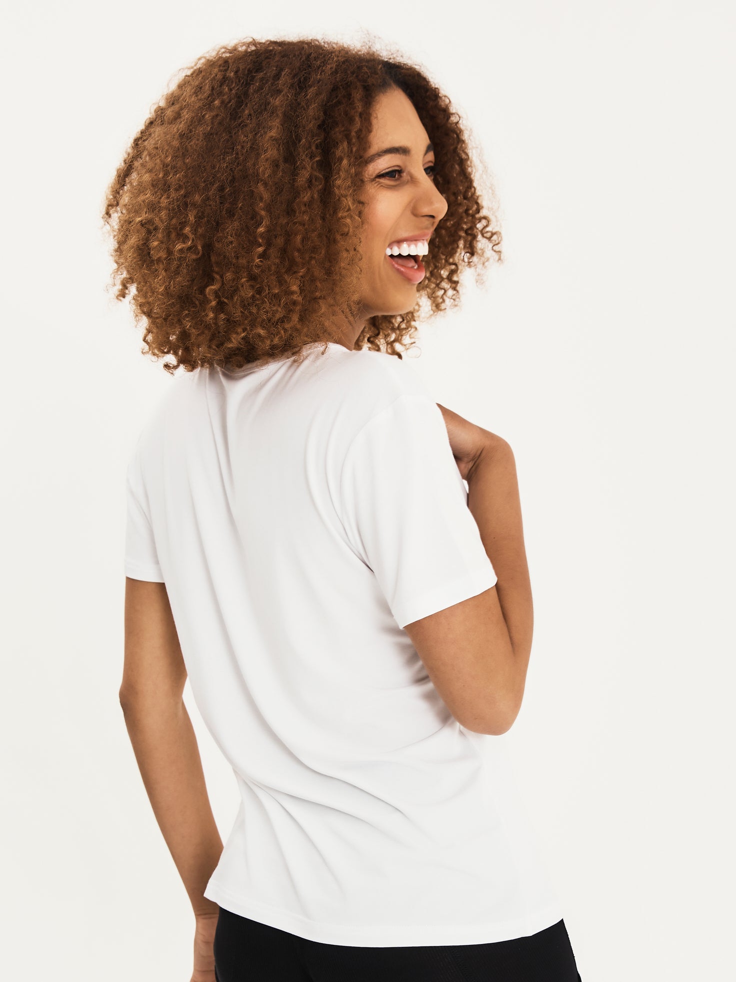 Women's Bamboo Lounge Tee - White