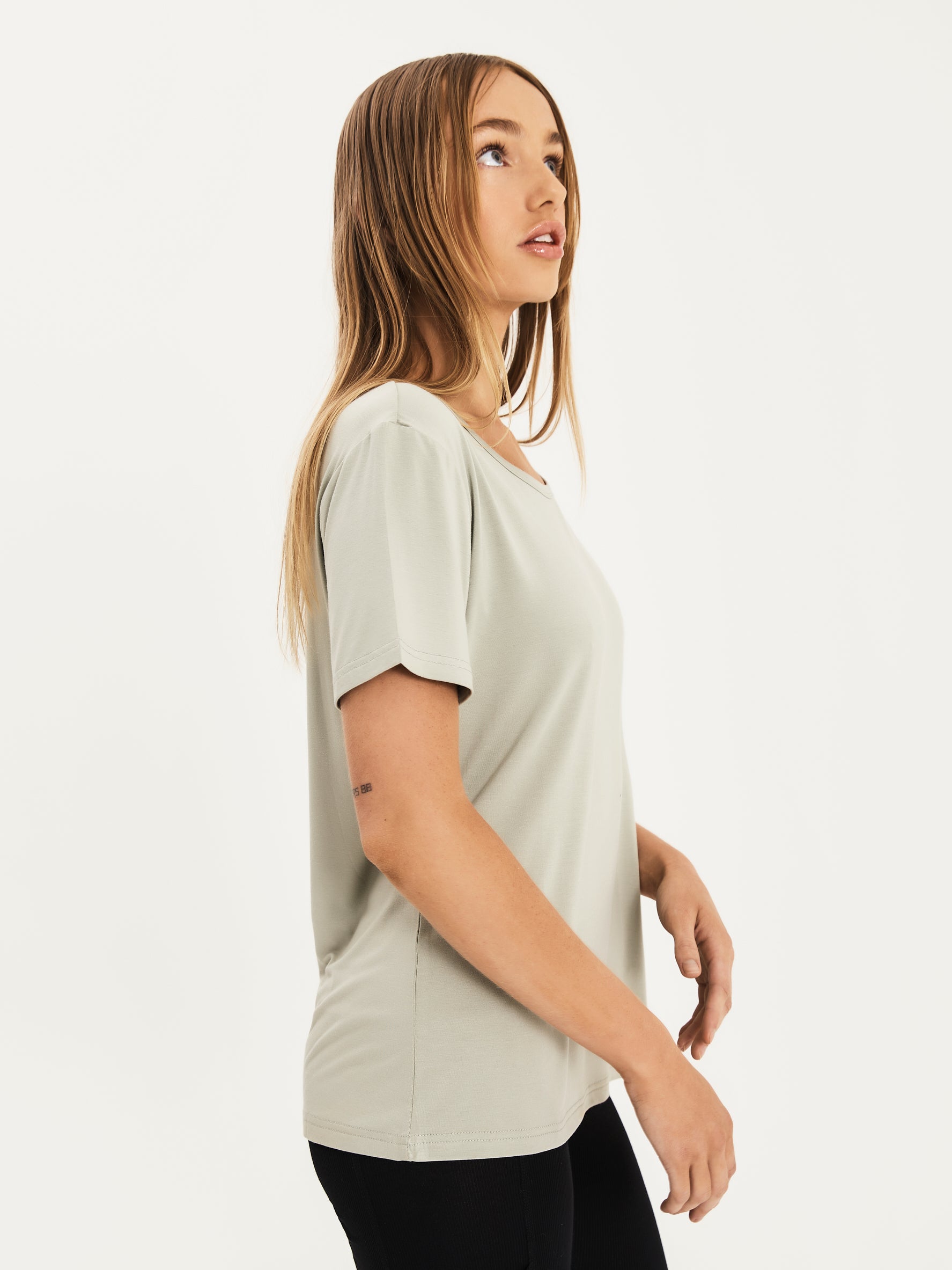 Women's Bamboo Lounge Tee - Sage