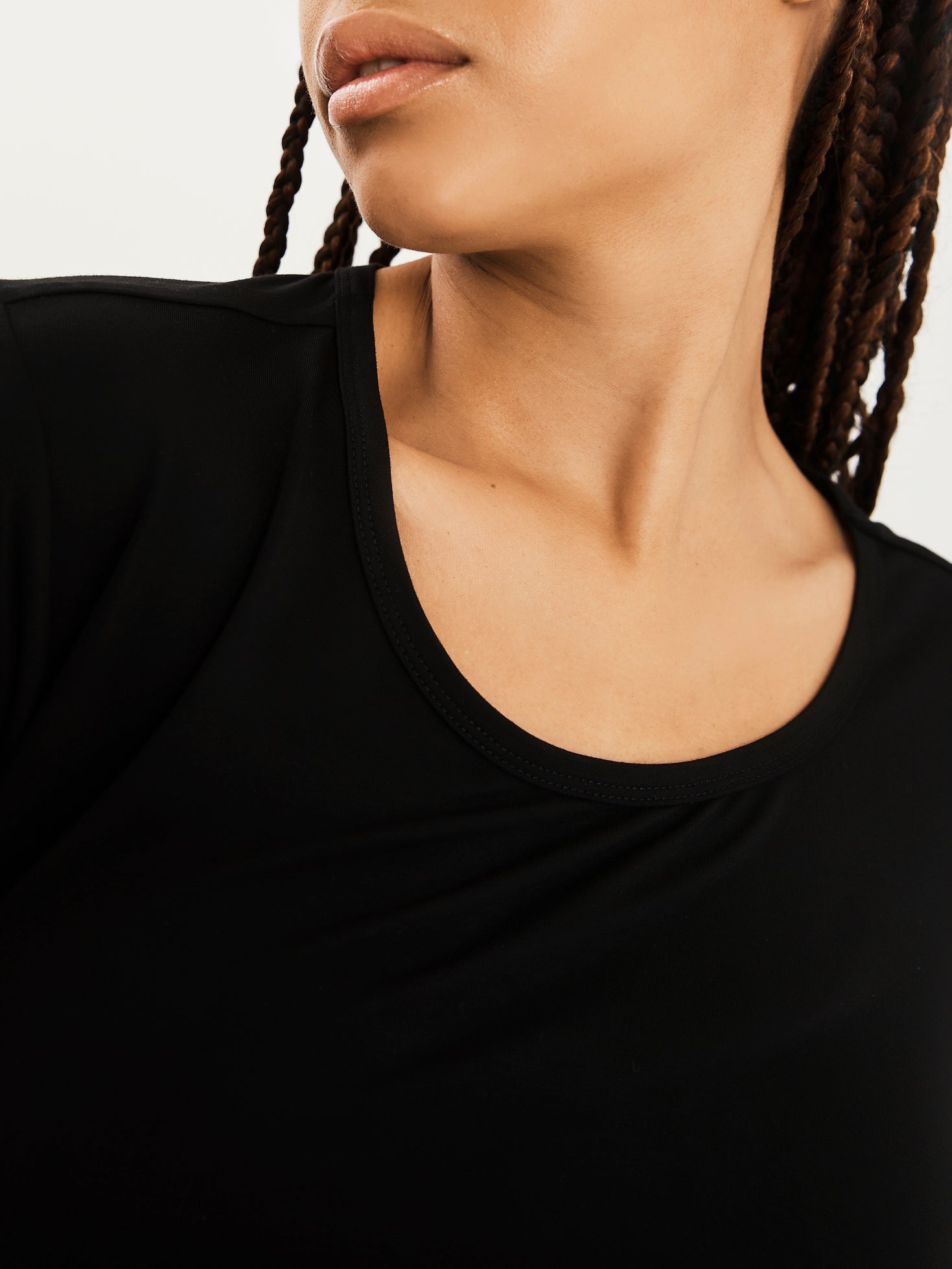 Women's Bamboo Lounge Tee - Black