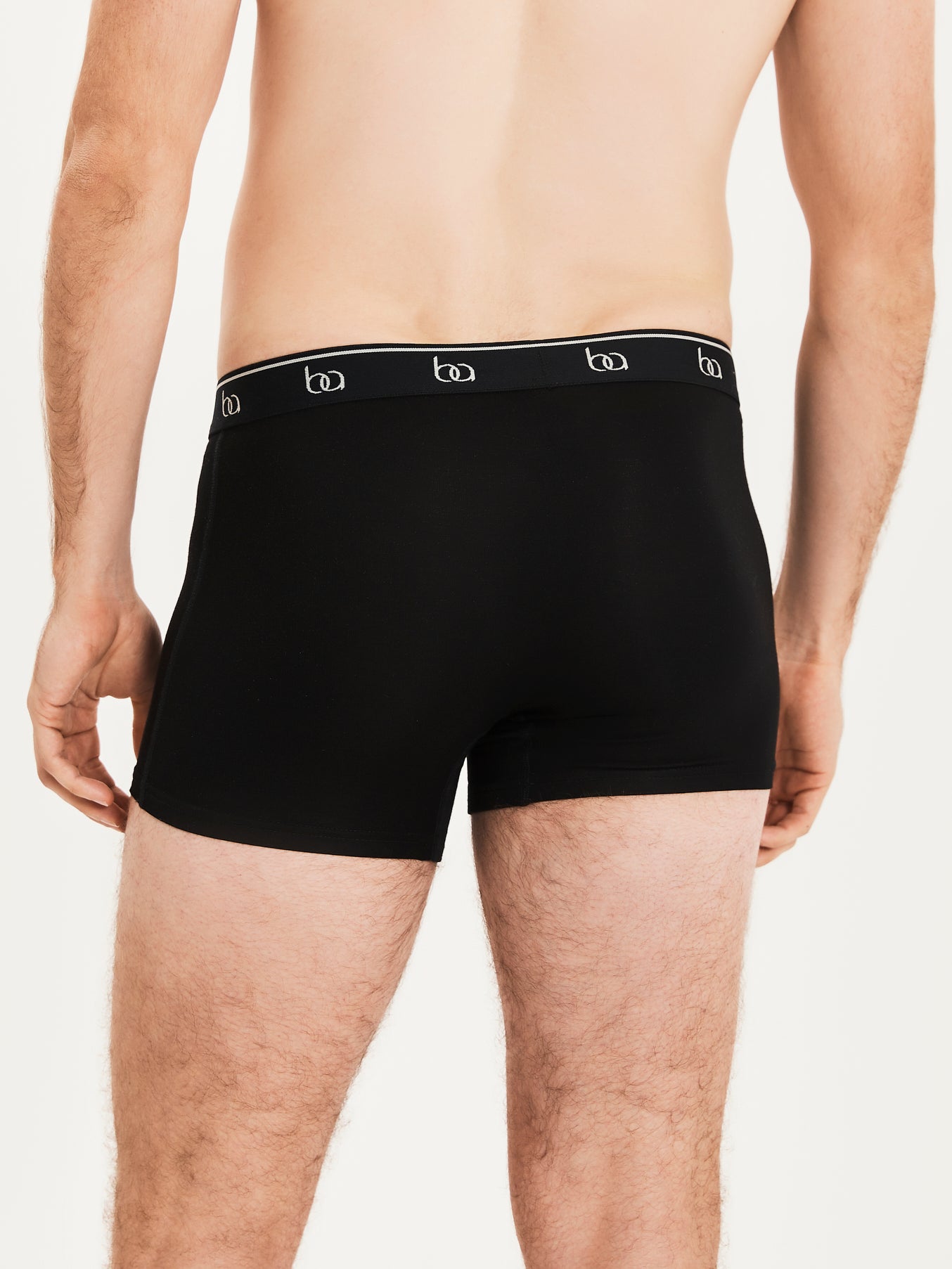 Classic Bamboo Boxer Trunks - Black