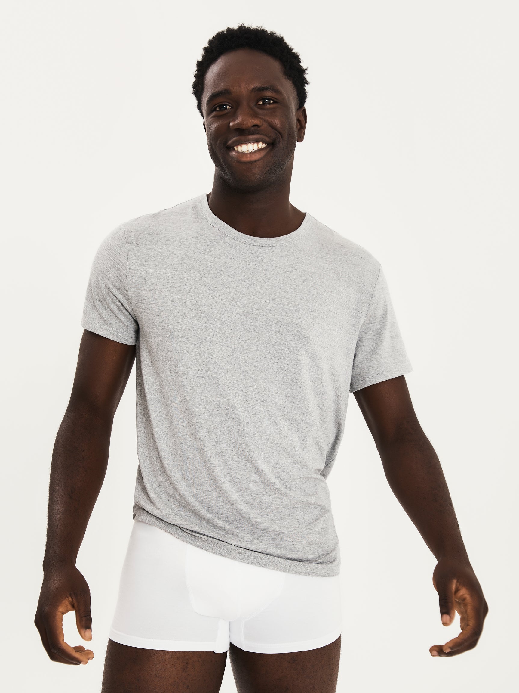 Men's Bamboo Lounge Tee - Grey