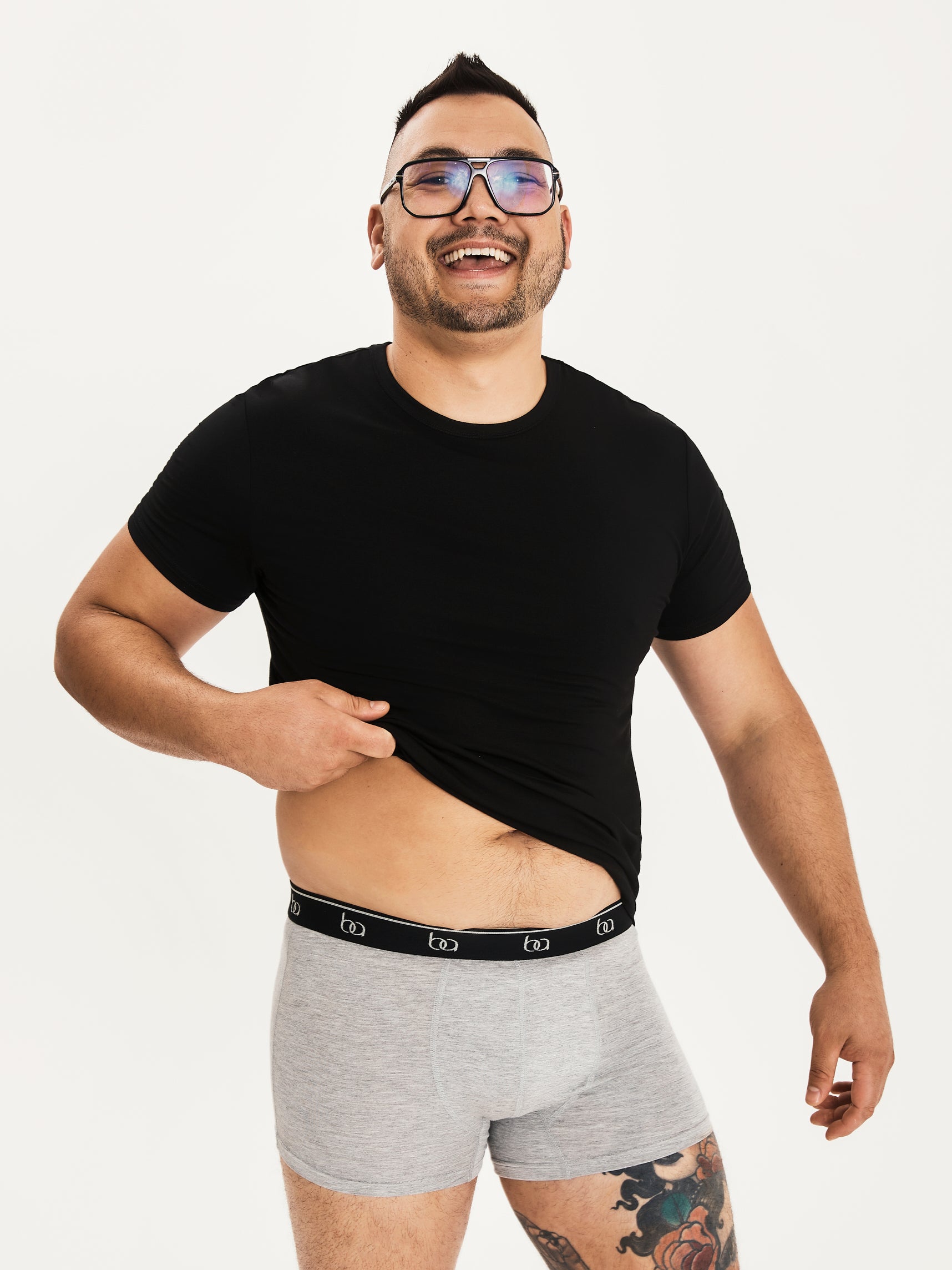 Men's Bamboo Lounge Tee - Black