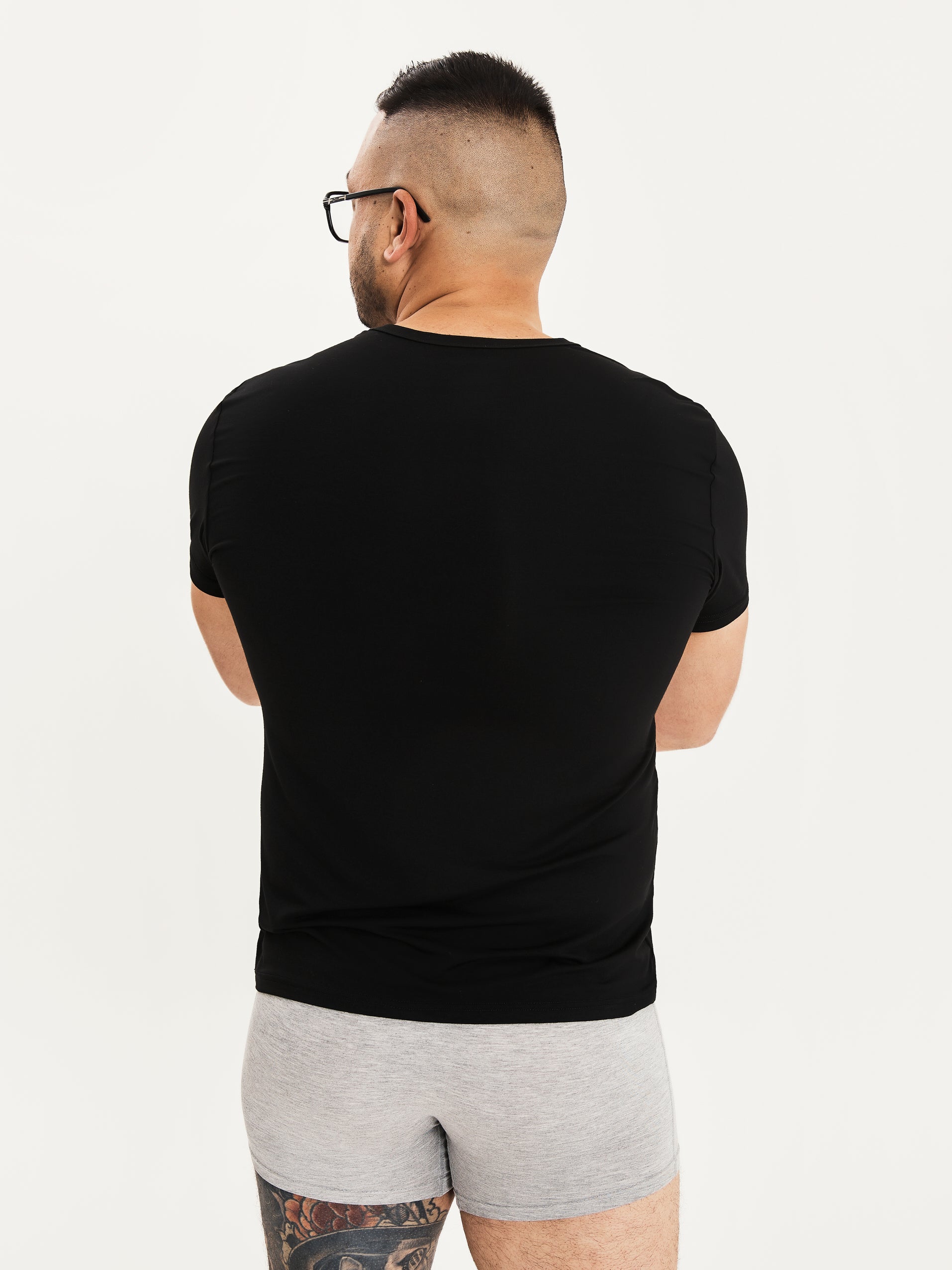 Men's Bamboo Lounge Tee - Black