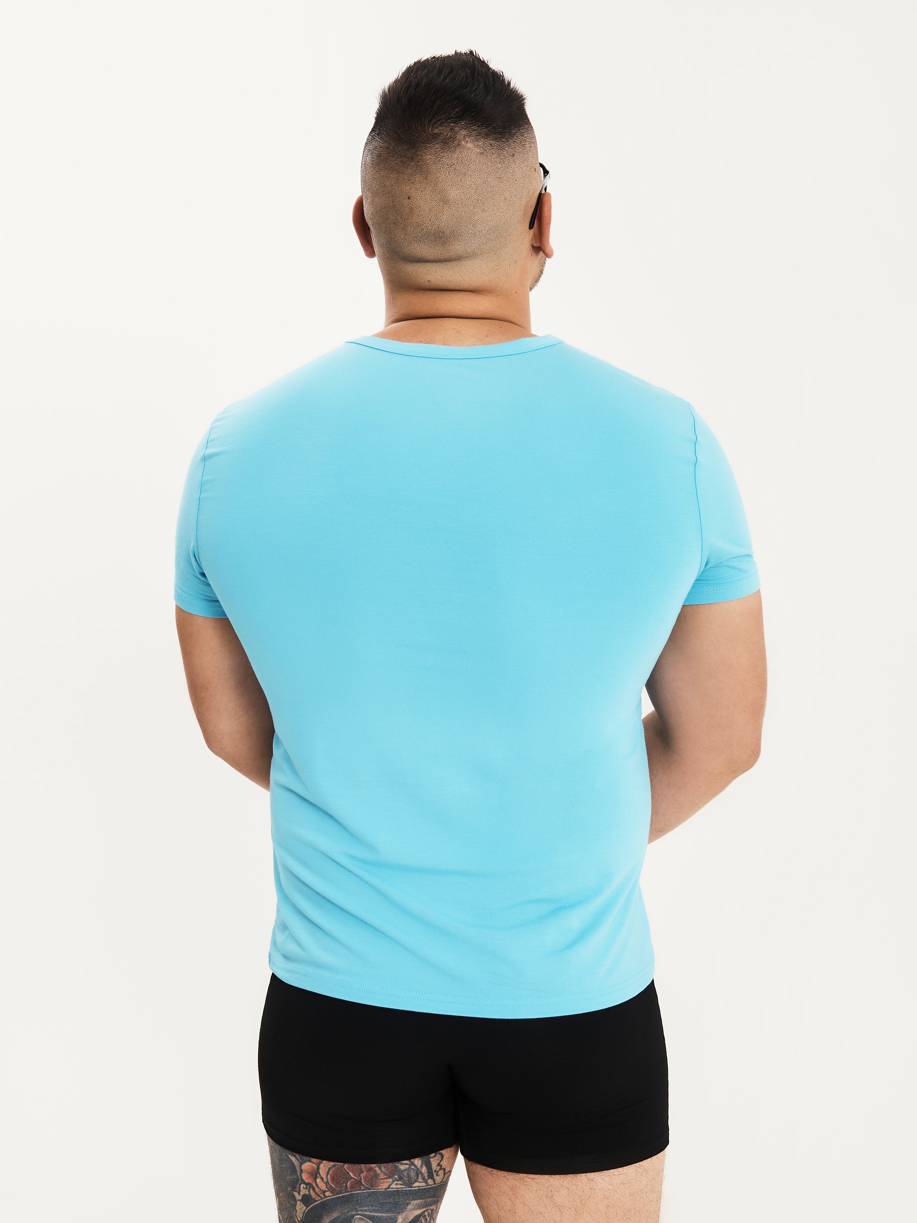 Men's Bamboo Lounge Tee - Blue